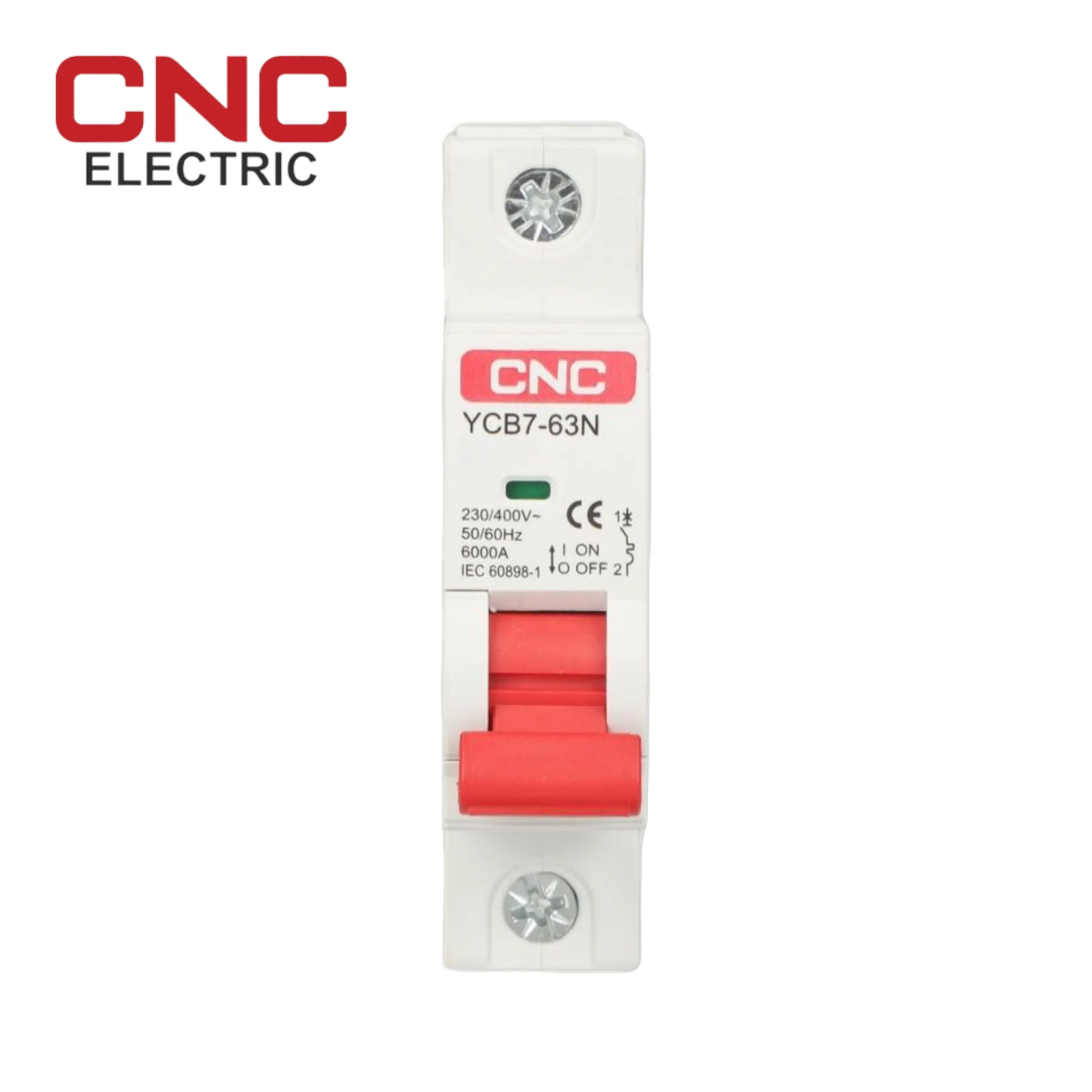 CNC MCB 1P CNC 63N 1P AC MCB Mini Circuit breaker - Image 1