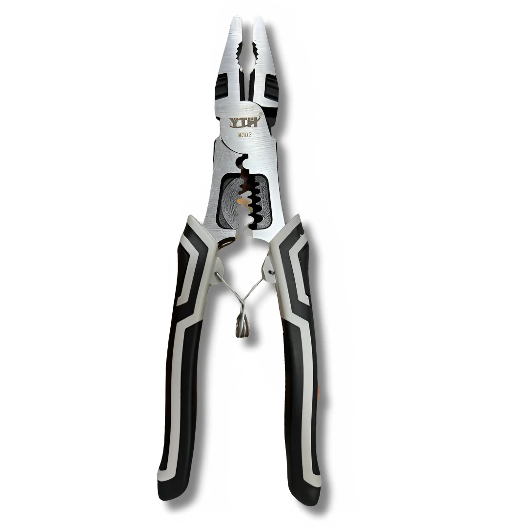 M302_1 YTH M302 8" Multi-Functional Stripping & Cutting Pliers - Image 1